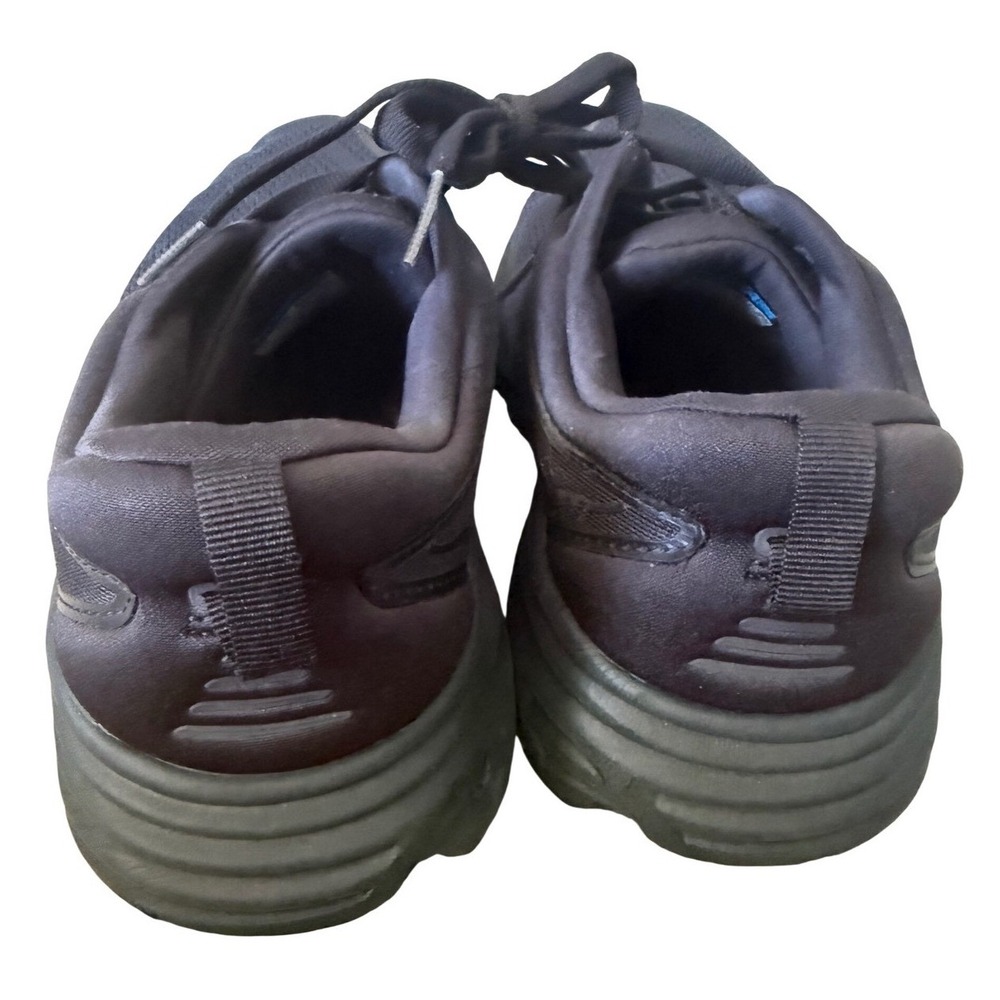 Hoka Bondi 8 Womens 11D Wide Running Shoes Triple Black Sneakers comfort cushion - Picture 6 of 7